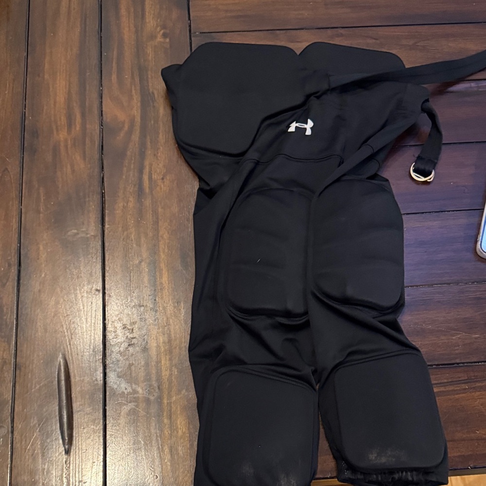 Boy’s Under Armour Black Padded Athletic Shorts